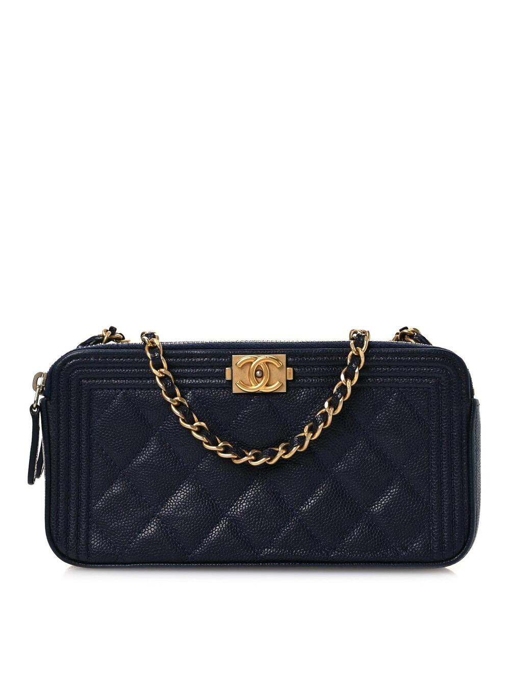 Chanel Caviar Quilted Small Boy Clutch #316604C19B
